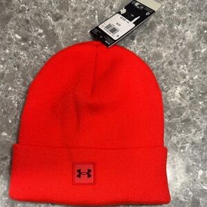 Under Armour Vibrant Red Knit Hat